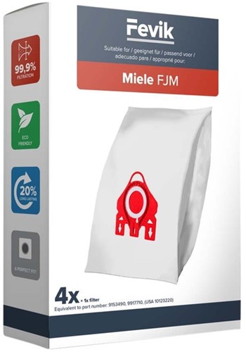 Stofzuigerzak Cleaninq Miele F/J/M 3-D Pro 4 stuks