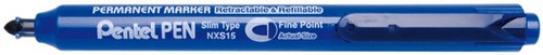 Viltstift Pentel NXS15 1mm blauw