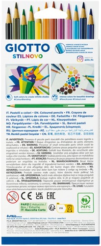 Kleurpotlood Giotto Stilnovo set à 12 kleuren-2