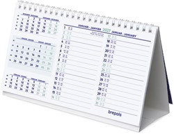 Bureaumaandkalender 2027 Brepols 210x125mm