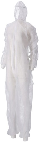 Overall CMT XXL non-woven ritssluiting PP wit 50 stuks-2