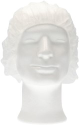 Haarnet CMT bouffant non-woven M 50cm PP wit 100 stuks