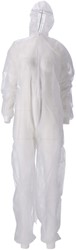 Overall CMT L non-woven ritssluiting PP wit 50 stuks