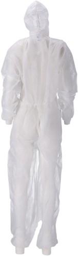Overall CMT L non-woven ritssluiting PP wit 50 stuks-3