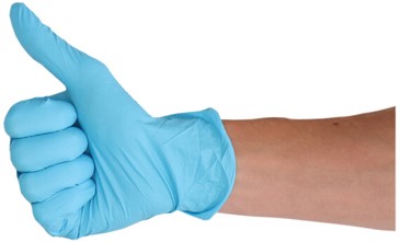 Handschoen CMT L nitril blauw 100 stuks-2