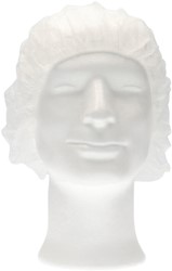 Haarnet CMT bouffant non-woven L 53cm PP wit 100 stuks