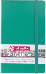 Schetsboek Talens Art Creation 80 vel 140gr 130x210mm woudgroen