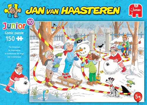 Puzzel Jan van Haasteren Junior 10 De sneeuwpop 150 stukjes