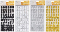 Stickers Alfabet glitter