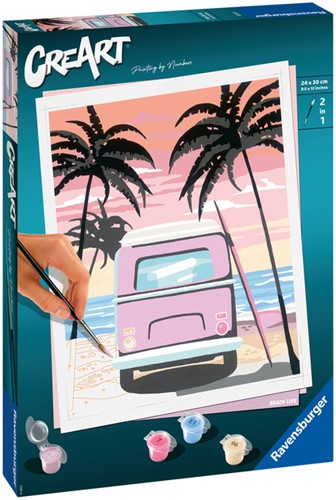 Schilderen op nummers CreArt Beach life-2