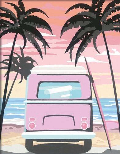 Schilderen op nummers CreArt Beach life-3