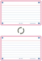 Flashcard Oxford 2.0 75x125mm 80 vel 250gr lijn roze-3