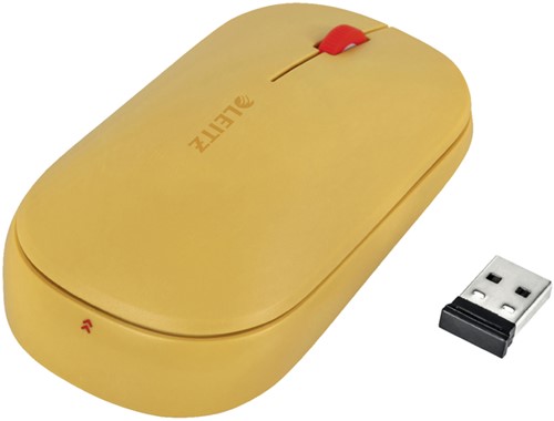 Draadloos muis Leitz Cosy geel