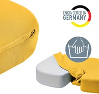 Stoelkussen Leitz Ergo Cosy geel-3