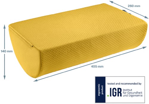 Voetensteun Leitz Ergo Cosy geel-3