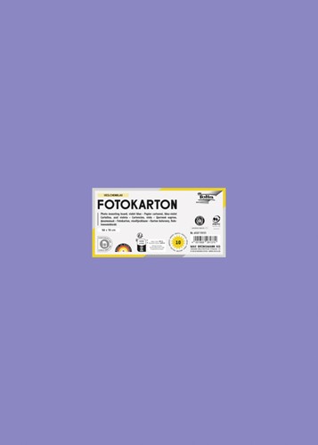 Fotokarton Folia 300gr 50x70cm 10vel 37 violetblauw