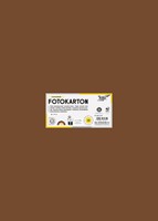 Fotokarton Folia 300gr 50x70cm 10vel 85 chocoladebruin