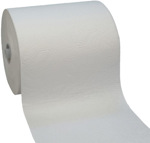 Handdoekrol Katrin systeemrol groot 2-laags 200m wit 460232-3