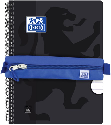 Pennenetui Oxford rond blauw-7