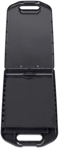 Klembordkoffer MAULbreed A4 staand met opbergvak large topopening PP zwart-3