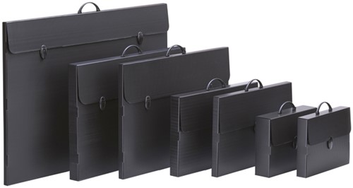 Tekenkoffer Favorit Every Line 375x270x50mm zwart-1