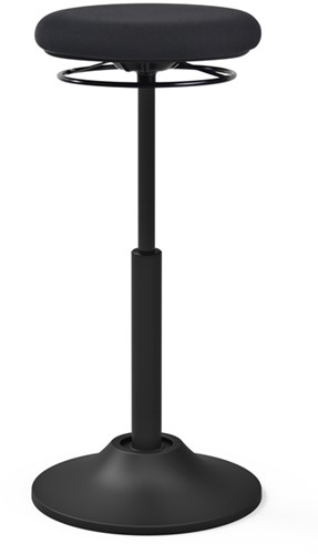 Zit-sta kruk Euroseats Mango zwart