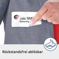 Naambadge etiket Avery J4785-20 80x50mm wit 200 stuks-3