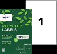 Etiket Avery LR7167-100 199.6x289.1mm recycled wit 100 etiketten-2