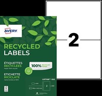 Etiket Avery LR7168-100 199.6x143.5mm recycled wit 200 etiketten-2