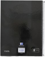 Notitieboek Oxford Classic Europeanbook A4+ 4-gaats lijn 80vel zwart-2