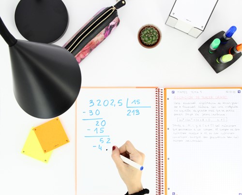 Collegeblok Oxford School A5+ lijn 17-gaats 160 pagina's 80gr pastel assorti 3 stuks-1