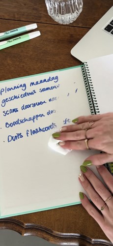 Notitieboek Oxford Classic Europeanbook A4+ 4-gaats lijn 160 pagina's roze-1