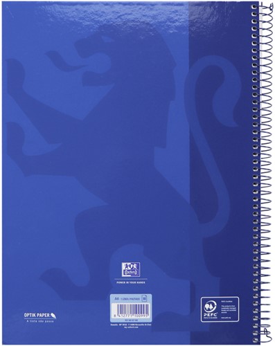 Notitieboek Oxford Classic Europeanbook A4+ 4-gaats lijn 160 pagina's donkerblauw-2