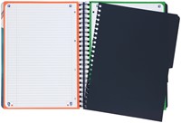 Projectboek Oxford School A4+ lijn 4-gaats 240 pagina's 80gr aqua-1