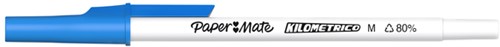 Balpen Paper Mate Kilometrico Recycled medium blauw-1