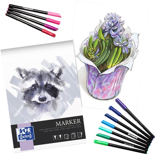 Tekenblok Oxford Marker A3 15 vel 180 gram-2