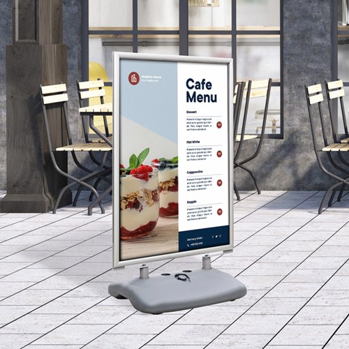 Stoepbord Europel waterbestendig watervoet 32mm A0-1