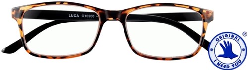 Leesbril I Need You +1.50 dpt Luca bruin