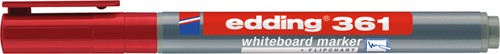 Whiteboardmarker edding 361 rond 1mm rood-2