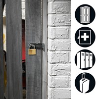 Hangslot MasterLock 4 gelijksluitend messing 50mm 4 stuks-1