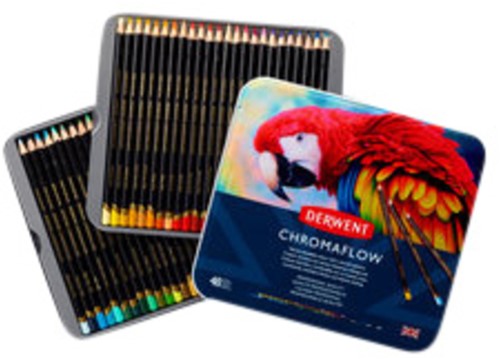Kleurpotloden Derwent Chromaflow set à 48 kleuren-3