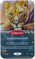Kleurpotloden Derwent Chromaflow set à 24 kleuren