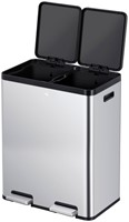Pedaalemmer EKO Essential Recycler 2x30 liter rvs-2