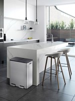 Pedaalemmer EKO Essential Recycler 2x30 liter rvs-3