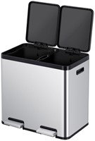 Pedaalemmer EKO Essential Recycler 2x22 liter rvs-2