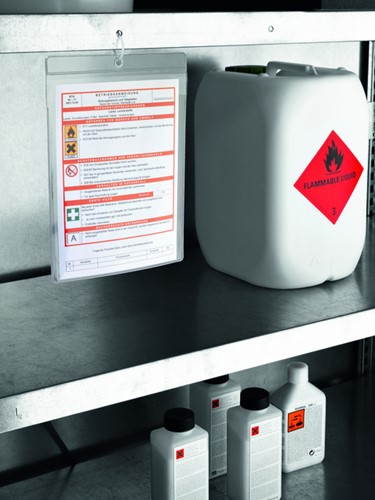 Insteekmap U-model Durable met ophangoog A5 transparant 10 stuks-3