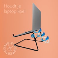 Laptopstandaard R-Go Office Zwart-1