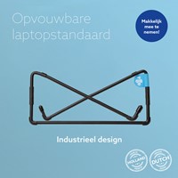 Laptopstandaard R-Go Travel Zwart-2