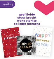 Wenskaart Hallmark Business Box verjaardag engelstalig navulset à 6 stuks