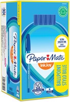Balpen Paper Mate Inkjoy 100 ultrafijn blauw-1